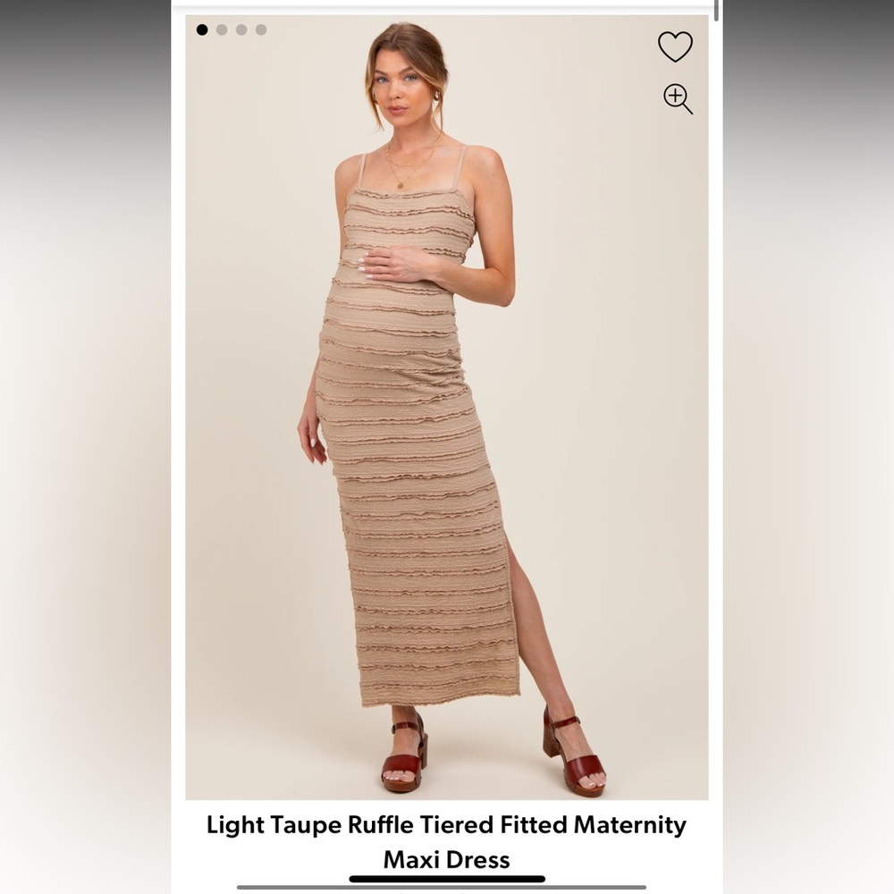 Pink Blush Maternity Maxi Dress
